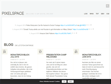 Tablet Screenshot of pixelspace.org
